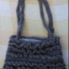Pink crotcheted bag