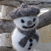 Beret Snowman